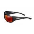 Wiley X Omega polarized crimson mirror smoke grey lens/matte black frame