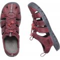 KEEN Clearwater CNX Leather W wine/red dahlia