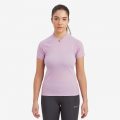 Montane Womens Dart Nano Zip T-Shirt allium