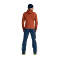 Ortovox Fleece Grid Hoody M clay orange