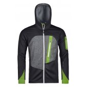 Ortovox FLEECE LODEN HOODY M black raven + DÁREK DLE VÝBĚRU!