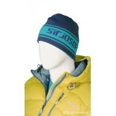 Sir Joseph Beanie 52 turquoise/navy