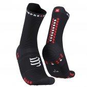 COMPRESSPORT PRO RACING SOCKS V4.0 RUN HIGH black/red + DÁREK DLE VÝBĚRU!