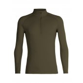 ICEBREAKER M 200 Zone LS Half Zip loden + DÁREK DLE VÝBĚRU!