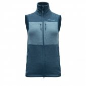 Devold Egga Grid Merino Vest Wmn flood/moon + DÁREK DLE VÝBĚRU!