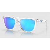 Oakley Frogskins crystal clear / prizm sapphire + DÁREK DLE VÝBERU!