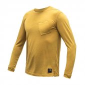 SENSOR MERINO AIR TRAVELLER pánské triko dl.rukáv mustard + DÁREK DLE VÝBĚRU!