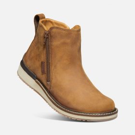 KEEN BAILEY ANKLE ZIP W cognac