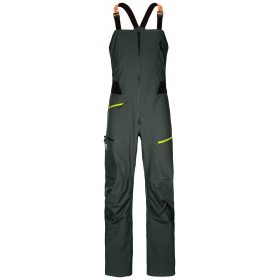 Ortovox 3L DEEP SHELL BIB PANTS W green pine