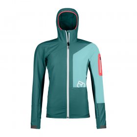 Ortovox BERRINO HOODED JACKET W pacific green