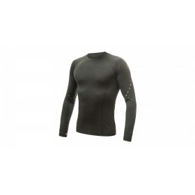 SENSOR MERINO AIR pánské triko dl.rukáv olive green