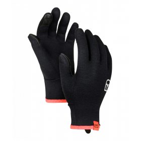 Ortovox 185 ROCK'N'WOOL GLOVE LINER W black raven