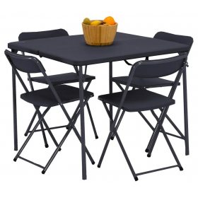 Vango DORNOCH TABLE AND CHAIRS SET black