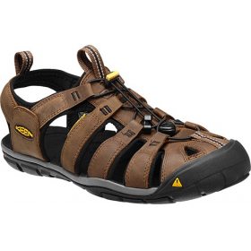 KEEN Clearwater CNX Leather M dark earth/black